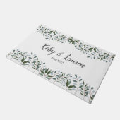 ユーカリフローラ記念日 ドアマット (アングル)