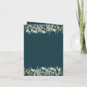 ユーカリフローラ赤ちゃんシャワー 招待状 (裏面)