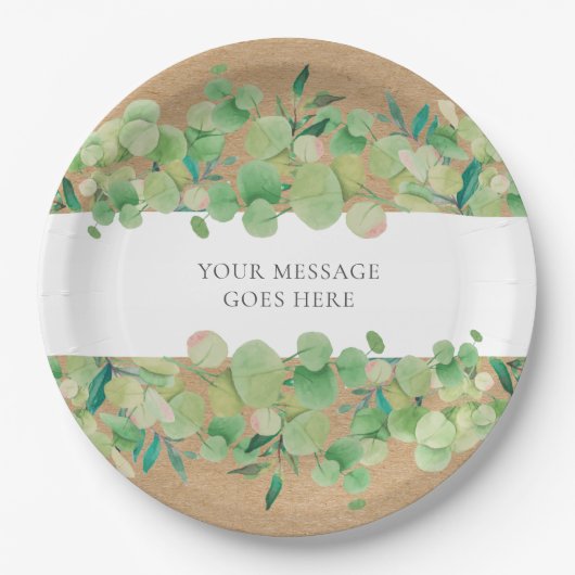 ユーカリフローラ ペーパープレート (正面)