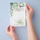 ユーカリブライダルシャワーゲームカード チラシ (ハンドル)