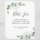 ユーカリブライダルシャワーデイトナイトジャールサイン (正面/裏面)