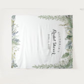 ユーカリブライダルシャワーフォトブース背景 タペストリー (正面(横))