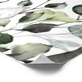 ユーカリブライダルシャワーフォトプロップポスター ポスター (角)