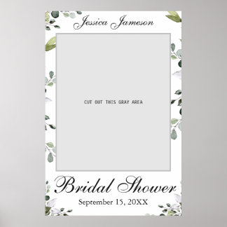 ユーカリブライダルシャワーフォトプロップポスター ポスター