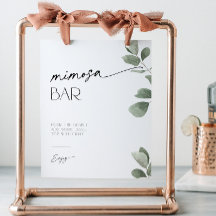 ユーカリブライダルシャワーミモザバー