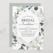 ユーカリブライダルシャワールンチョンフローラ 招待状 (正面/裏面)