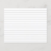 ユーカリブライダルシャワーレシピカード (裏面)