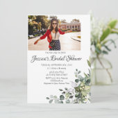 ユーカリブライダルシャワー写真招待状 招待状 (スタンド正面)