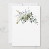 ユーカリブライダルシャワー写真招待状 招待状 (裏面)