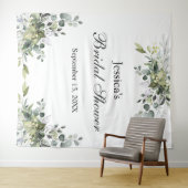 ユーカリブライダルシャワー写真背景タペストリー タペストリー (インサイチュ(横))