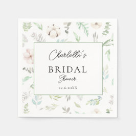 ユーカリブライダルシャワー スタンダードカクテルナプキン