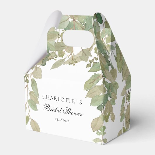 ユーカリブライダルシャワー フェイバーボックス (正面サイド)