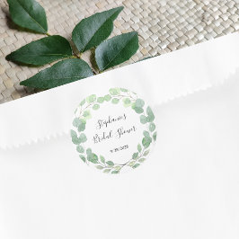 ユーカリブライダルシャワー ラウンドシール