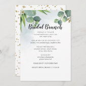 ユーカリブライダルブランチ メニュー (正面/裏面)