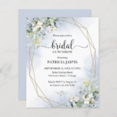 ユーカリブライダルルンチョンバジェット招待状 (正面/裏面)