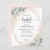 ユーカリブライダルルンチョンバジェット招待状 (正面/裏面)