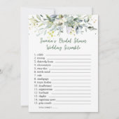 ユーカリブライダル財布/結婚スクランブルゲーム 招待状 (裏面)