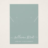 ユーカリプスイヤリングネックレスディスプレイカード (正面)