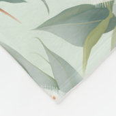 ユーカリプスクリームセージフローラフリースブランケット フリースブランケット (角)