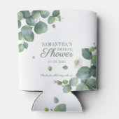 ユーカリプスグリーンサキュリーブライダルシャワー 缶クーラー (裏面)