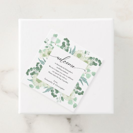 ユーカリプスグリーンリーウェルカムバッグ フェイバータグ (インサイチュ)