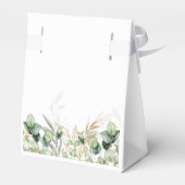 ユーカリプスグリーンリーグリーンリーフ&金ゴールド フェイバーボックス (裏面サイド)