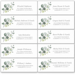 ユーカリプスグリーンリーゲストナーズ住所 シール