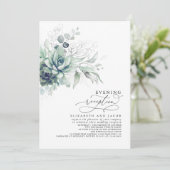 ユーカリプスグリーンリーサキュリント夕べ披露宴I 招待状 (スタンド正面)