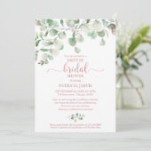 ユーカリプスグリーンリードライブバイブライダルシャワーインビタット 招待状 (スタンド正面)