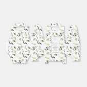 ユーカリプスグリーンリーハングオーバーキットブライダルグルームパーティー フェイバーボックス (折り畳みなし)