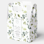 ユーカリプスグリーンリーハングオーバーキットブライダルグルームパーティー フェイバーボックス (オープン)