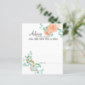 ユーカリプスグリーンリーピーチフローラアドバイスカード (スタンド正面)