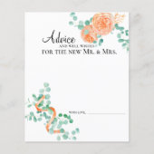 ユーカリプスグリーンリーピーチフローラアドバイスカード (正面)