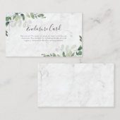 ユーカリプスグリーンリーマーブル エンクロージャーカード (正面/裏面)