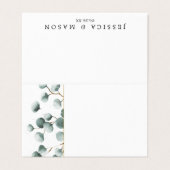 ユーカリプスグリーンリー座席表 名刺 (外部フラット)