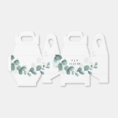 ユーカリプスグリーン結婚リーズボンボニエール フェイバーボックス (折り畳みなし)