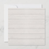 ユーカリプスグローブグリーンリー素朴ワイナリー結婚ズ 招待状 (裏面)