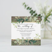 ユーカリプスグローブ素朴ワイナリー結婚ズ 招待状 (スタンド正面)