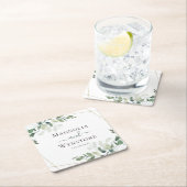 ユーカリプスグ結婚レリーズスクエア紙コースター スクエアペーパーコースター (インサイチュ)