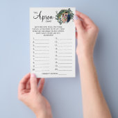 ユーカリプスザエプロンブライダルシャワーゲームカード チラシ (ハンドル)