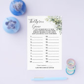 ユーカリプスザエプロンブライダルシャワーゲームカード チラシ (シングル)