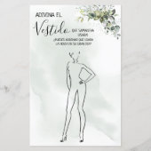 ユーカリプスドレスシャワー二カ国語ゲームを推測 (裏面)