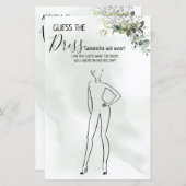 ユーカリプスドレスシャワー二カ国語ゲームを推測 (正面/裏面)