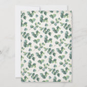 ユーカリプスフレームリハーサルディナー招待状 招待状 (裏面)