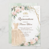 ユーカリプタゴールデンフローラキンセアニラ招待状 招待状 (正面/裏面)