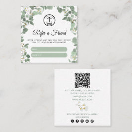 ユーカリプタスのビジネスロゴは友人の紹介を参照 スクエア名刺