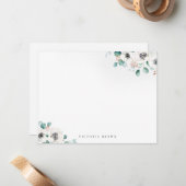 ユーカリプタスアネモンフローラパーソナライズされた文具 ノートカード (正面/裏面インサイチュ)