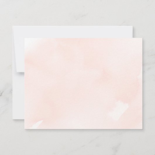 ユーカリプタスアネモンフローラパーソナライズされた文具 ノートカード (裏面)