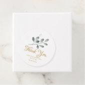 ユーカリプタスウォーターカラーミニマリストありがとう フェイバータグ (インサイチュ)