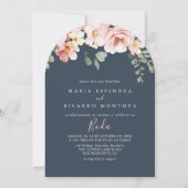 ユーカリプタスガーデンバラスペインのフローラ結婚ズ 招待状 (正面)